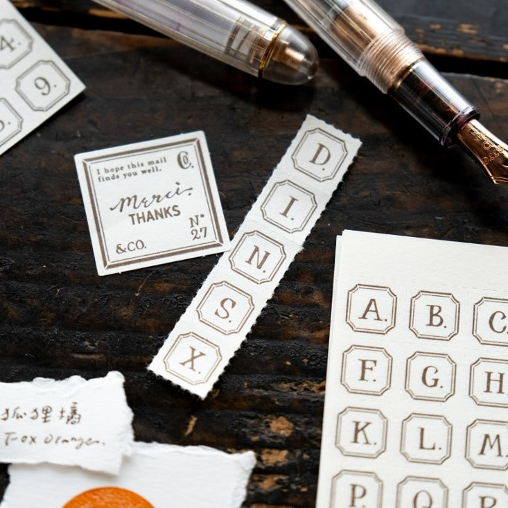 Letters (Framed) Letterpress Book