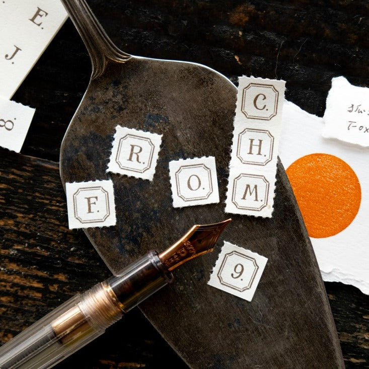 Letters (Framed) Letterpress Book