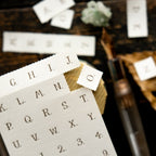 Letters (No Frame) Letterpress Book