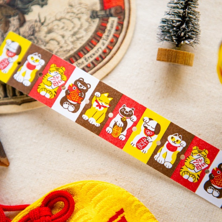 Little Lucky Friends Label Sticker Roll