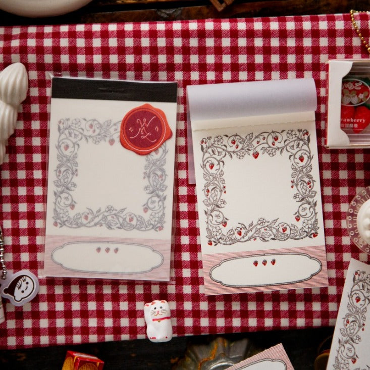 Strawberry Frame Letterpress Book