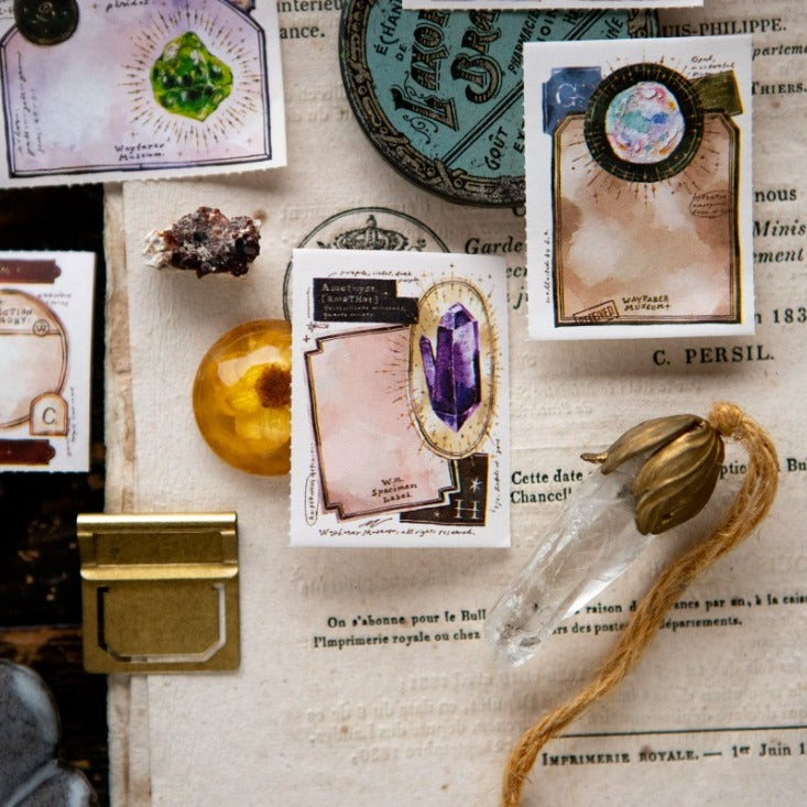 Gem Labels Sticker Memo Roll