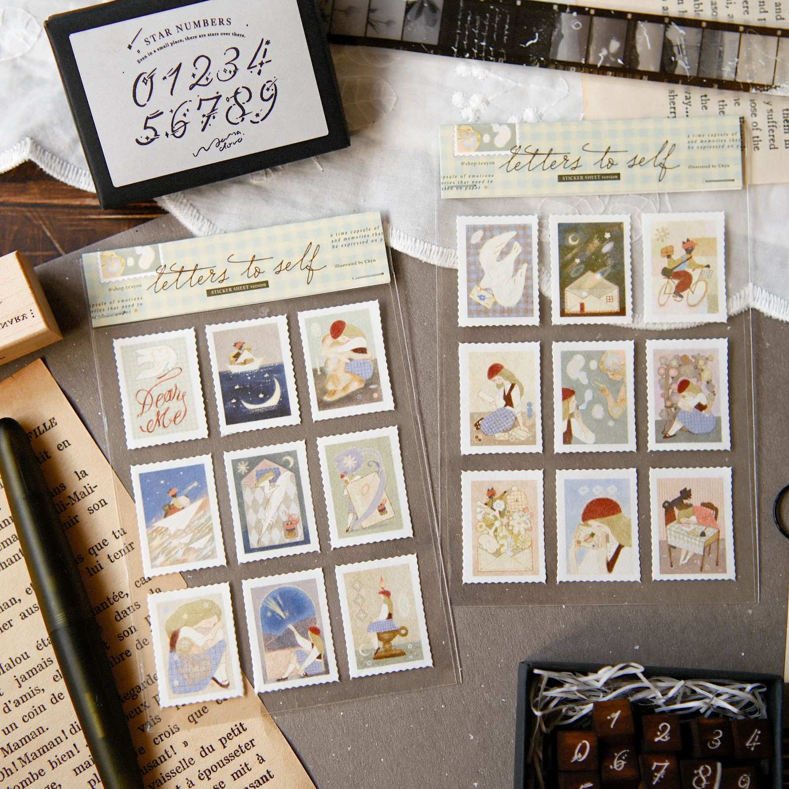 Letters to Self  Sticker Sheet