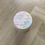 Dear Friend PET Tape