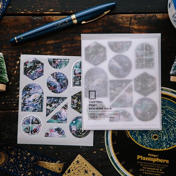 Colorful Night Stamp Sticker
