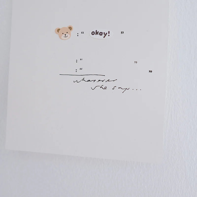 9pt Tiny Text Rubber Stamps [18 options]