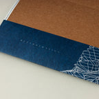 Reverberation Tyvek Book Cover by Take a Note — cover with kraft-paper packaging detail, for journaling