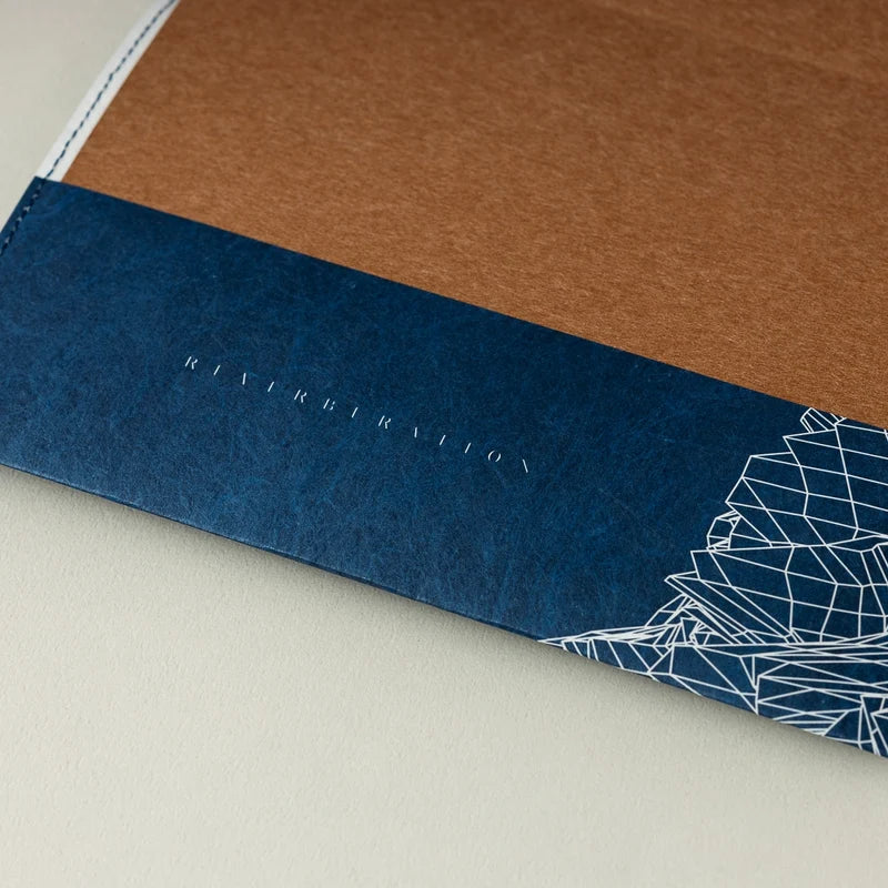 Reverberation Tyvek Book Cover by Take a Note — cover with kraft-paper packaging detail, for journaling
