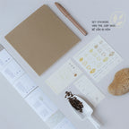 Soft Cover Notebook B/rew Series - Pocket B6 Size | Houjicha (brown)