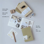 Soft Cover Notebook B/rew Series - Pocket B6 Size | Genmaicha (yellow)
