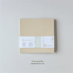 Soft Cover Notebook B/rew Series - Square Size | Genmaicha (yellow)