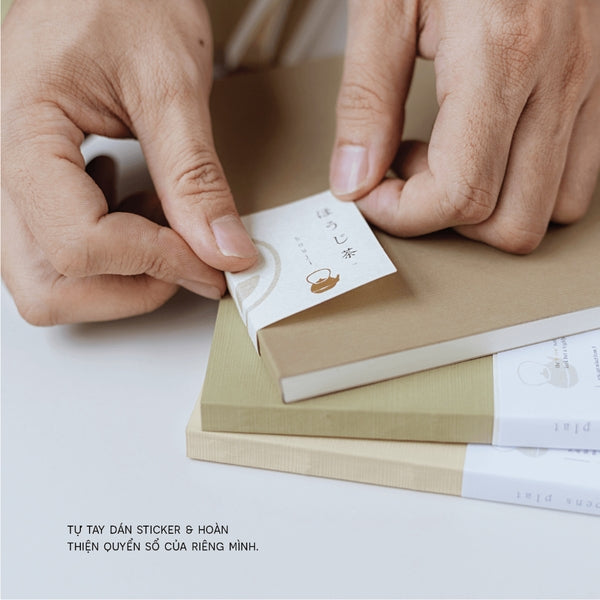 Soft Cover Notebook B/rew Series - Pocket B6 Size | Houjicha (brown)