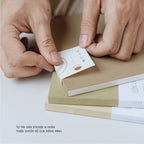 Soft Cover Notebook B/rew Series - Pocket B6 Size | Houjicha (brown)