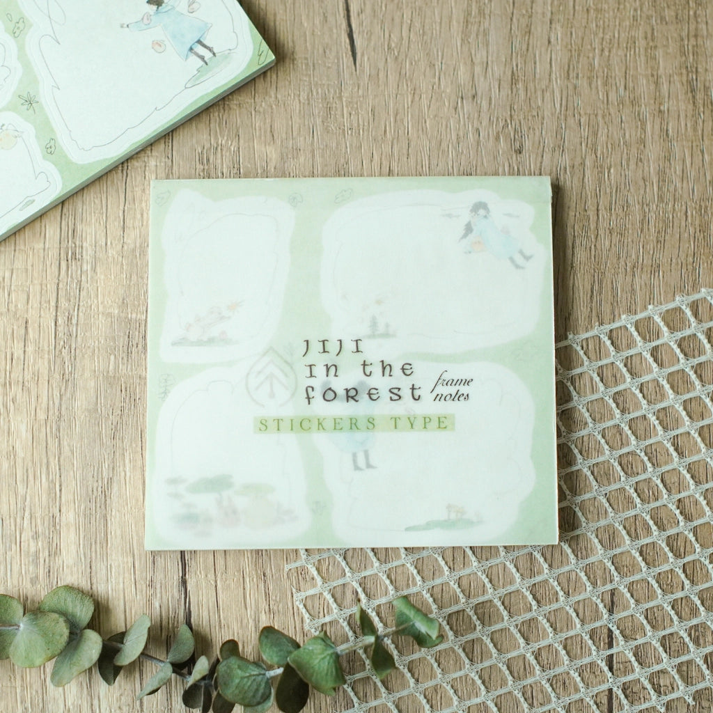 Frame Stickers Notepad "Jiji in the Forest"