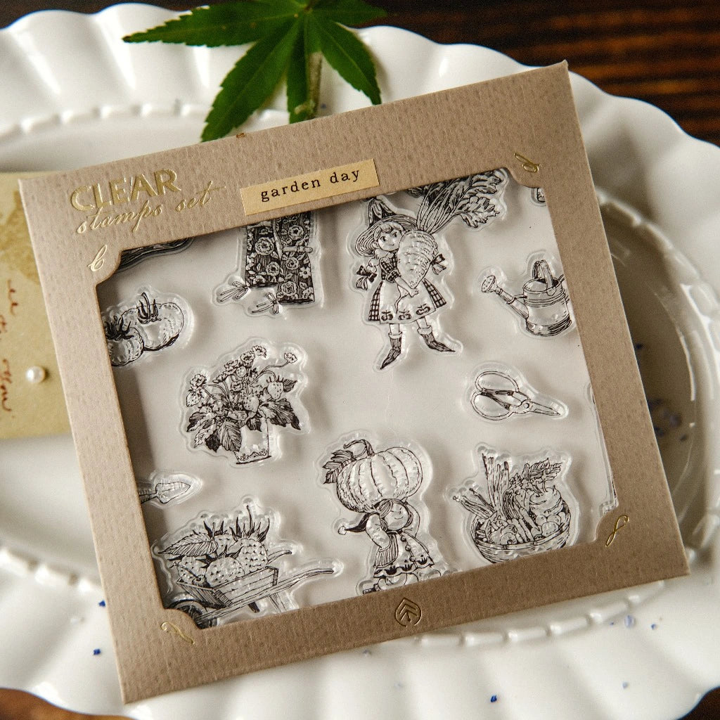Clear Stamps Set "Garden Day"