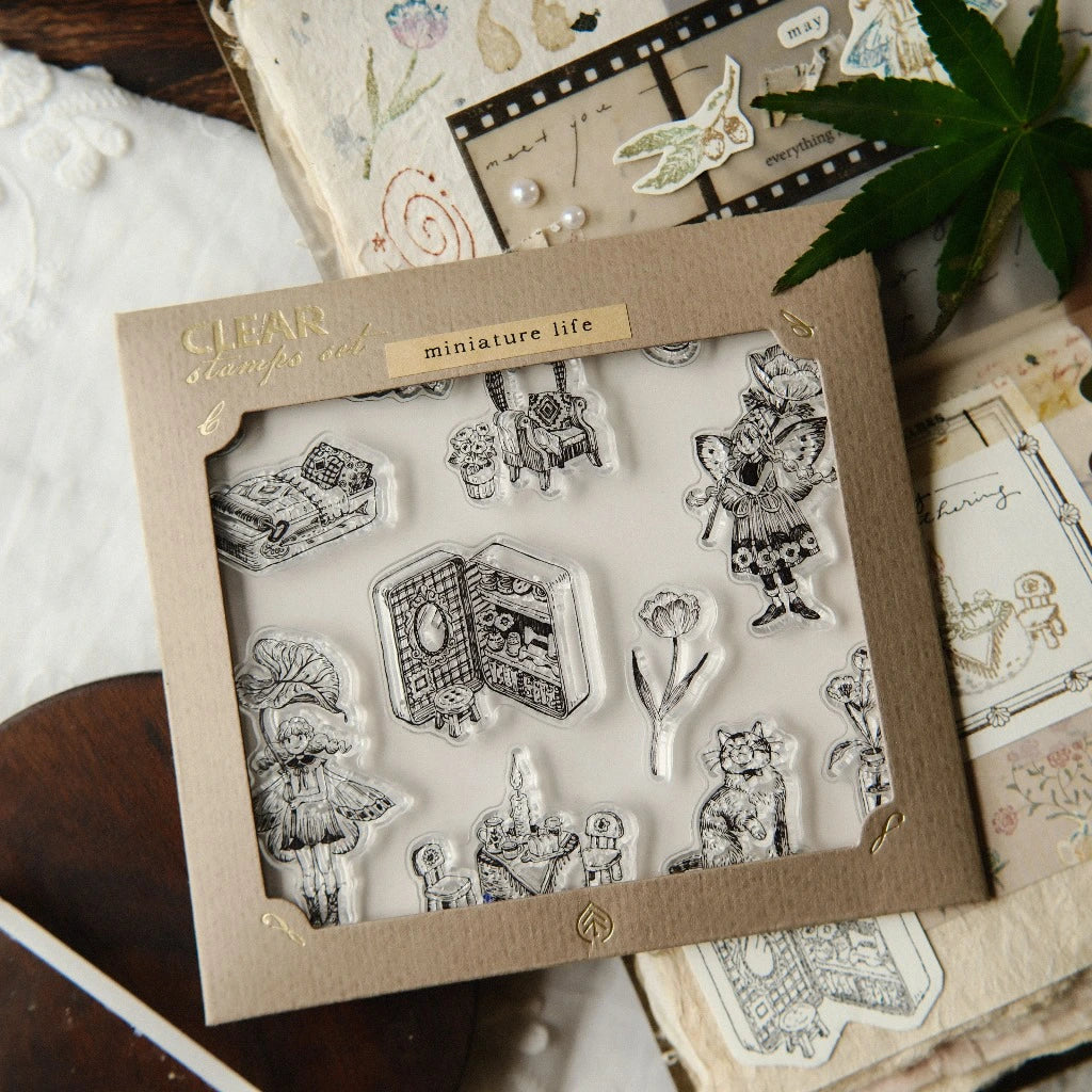 Clear Stamps Set "Miniature Life"