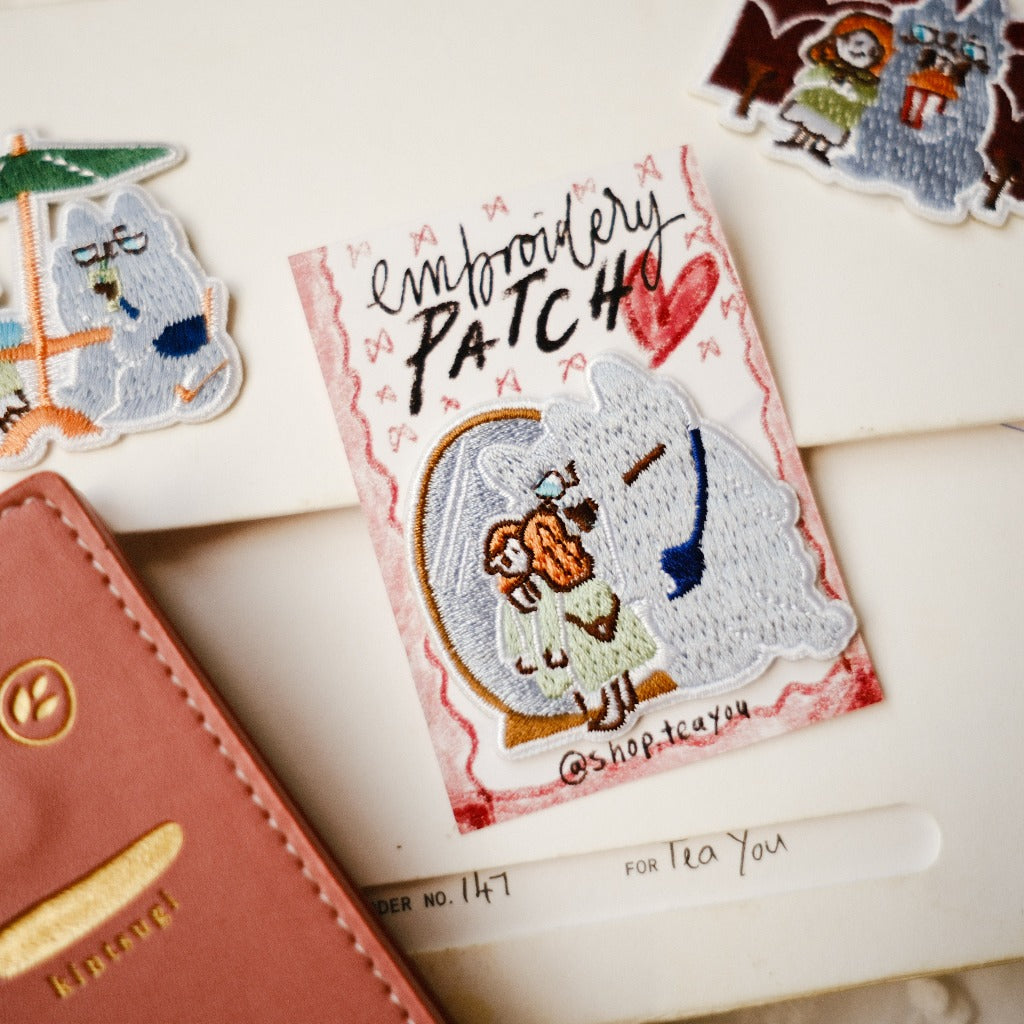 Embroidery Patches 'Neko Boyfriend' | Iron-on type