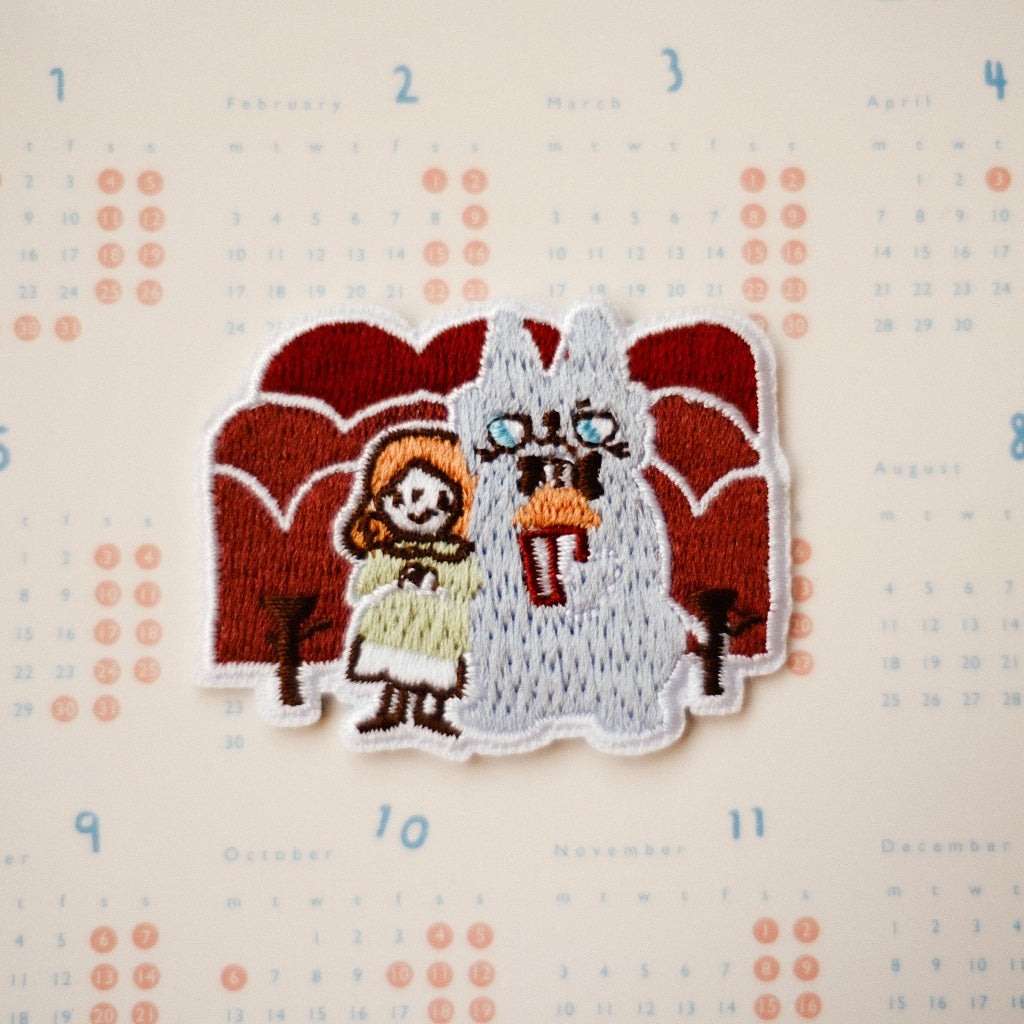 Embroidery Patches 'Neko Boyfriend' | Iron-on type