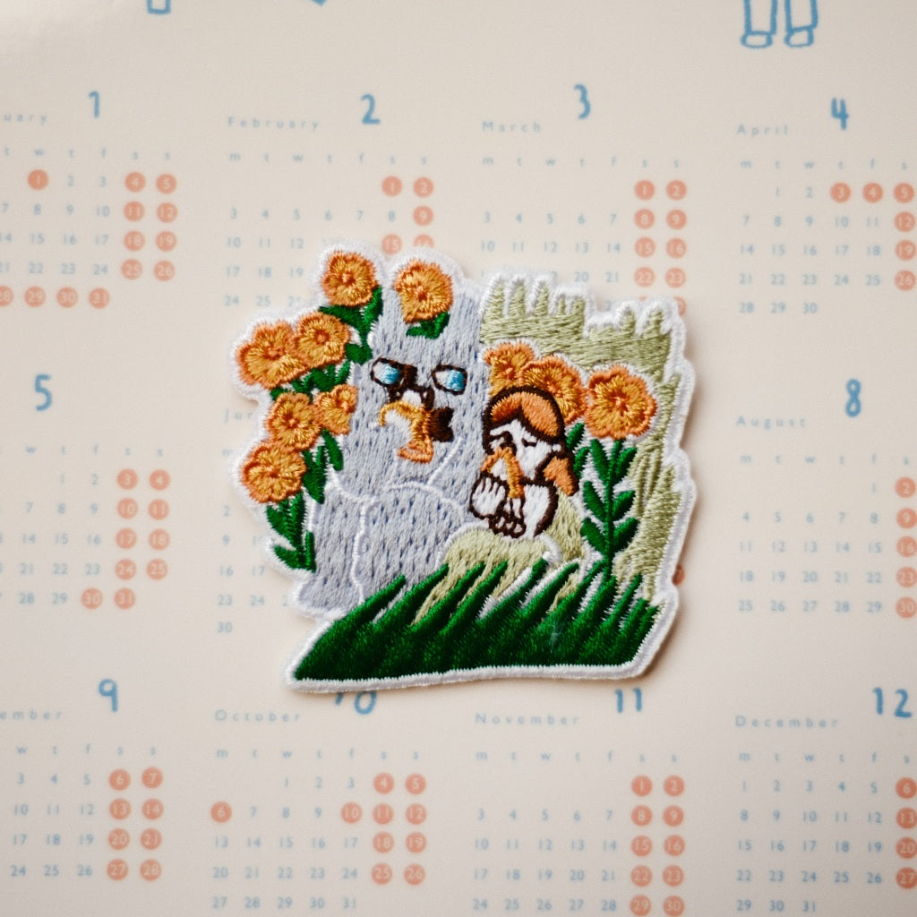 Embroidery Patches 'Neko Boyfriend' | Clip-on type