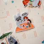 Embroidery Patches 'Neko Boyfriend' | Clip-on type