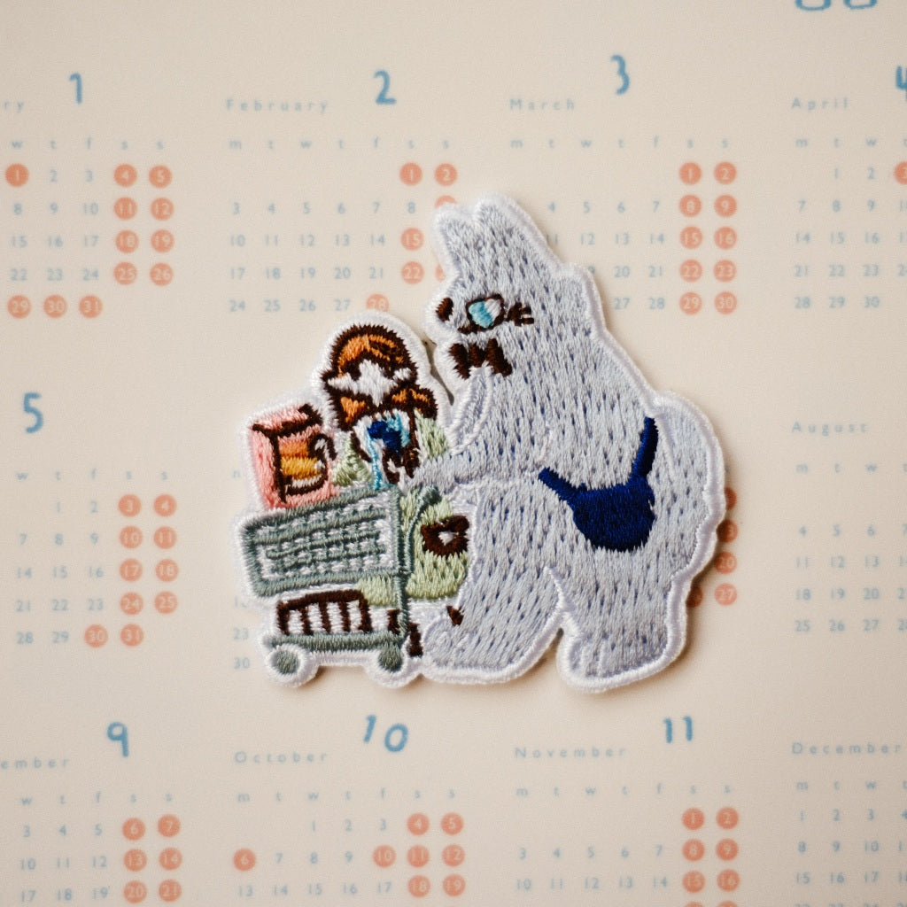 Embroidery Patches 'Neko Boyfriend' | Iron-on type