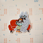 Embroidery Patches 'Neko Boyfriend' | Iron-on type