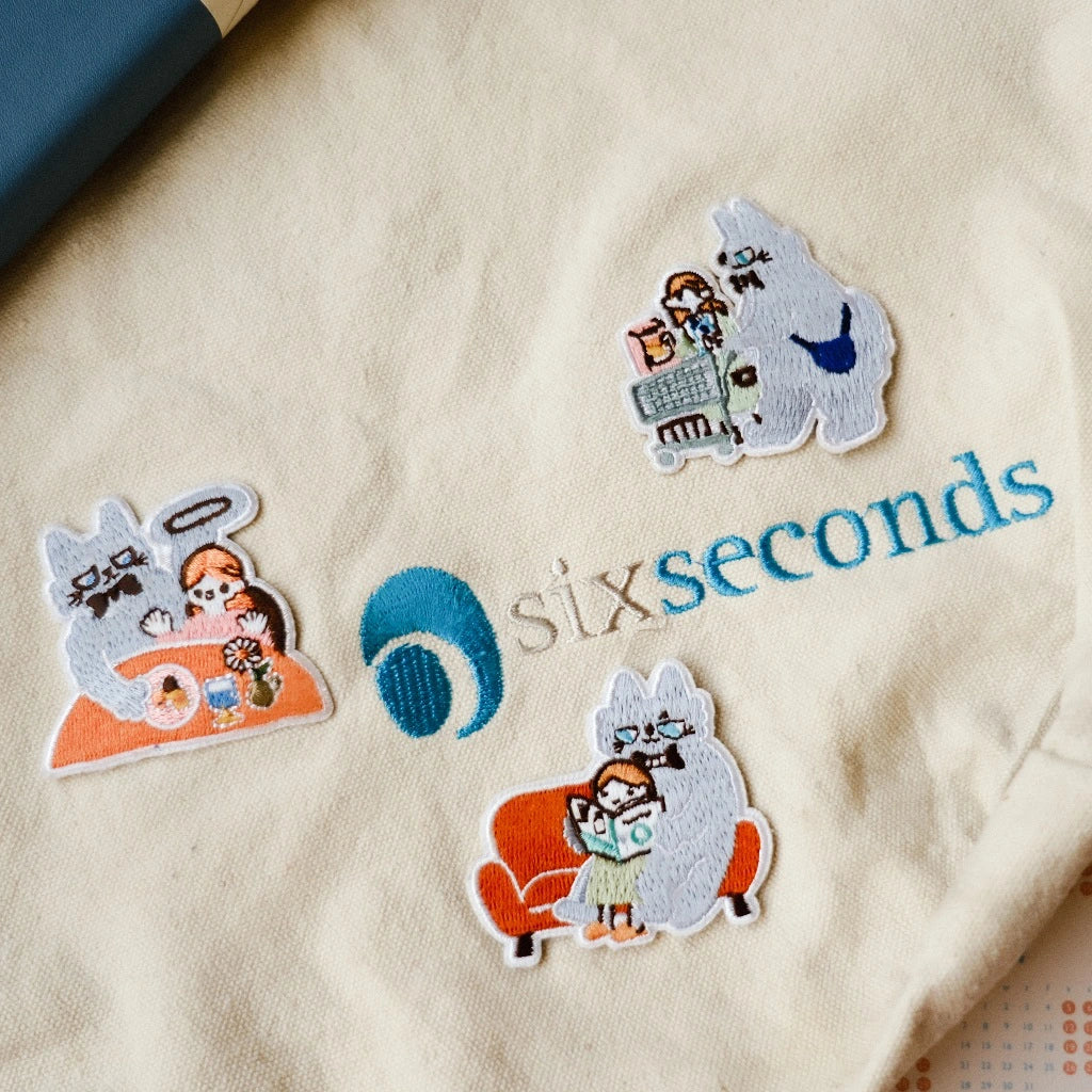 Embroidery Patches 'Neko Boyfriend' | Iron-on type