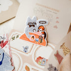 Embroidery Patches 'Neko Boyfriend' | Clip-on type