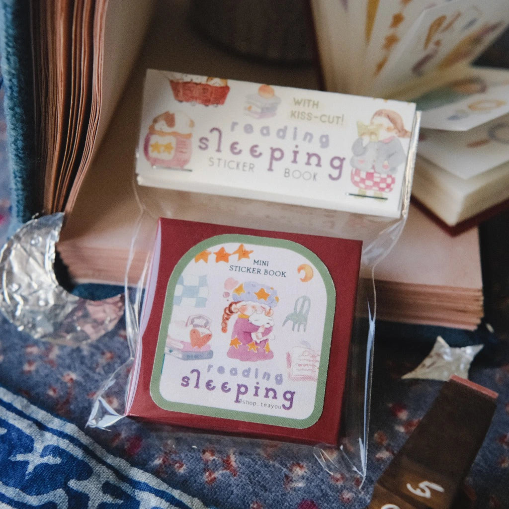 Reading Sleeping Sticker Book