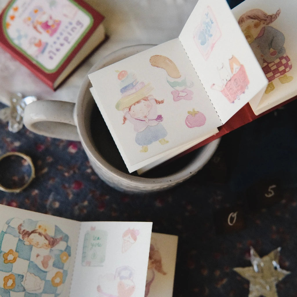Reading Sleeping Sticker Book