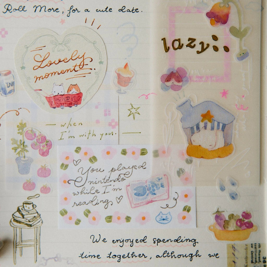 Reading Sleeping Sticker Book