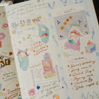 Reading Sleeping Sticker Book