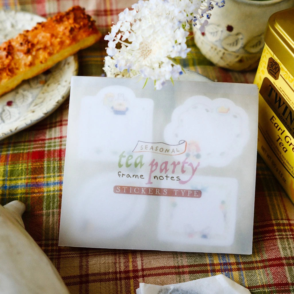 Frame Stickers Notepad "Seasonal Tea Party"
