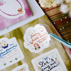 Frame Stickers Notepad "Seasonal Tea Party"