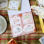 Frame Stickers Notepad "Seasonal Tea Party"