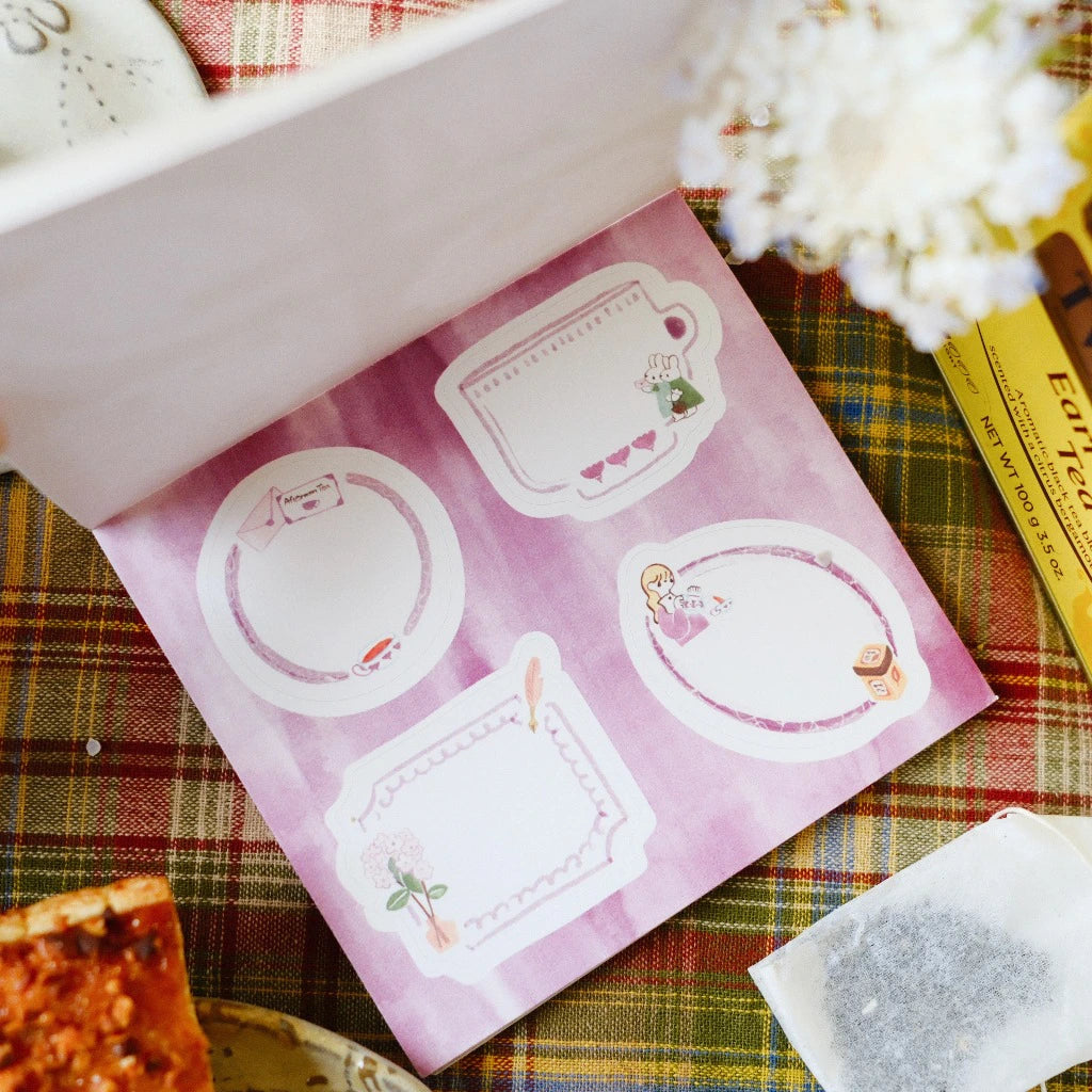 Frame Stickers Notepad "Seasonal Tea Party"