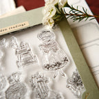 Clear Stamps Set "Gardens Reading"
