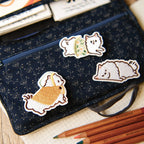 Embroidery Patches 'Kome-chan' | Clip-on type