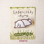 Embroidery Patches 'Kome-chan' | Clip-on type