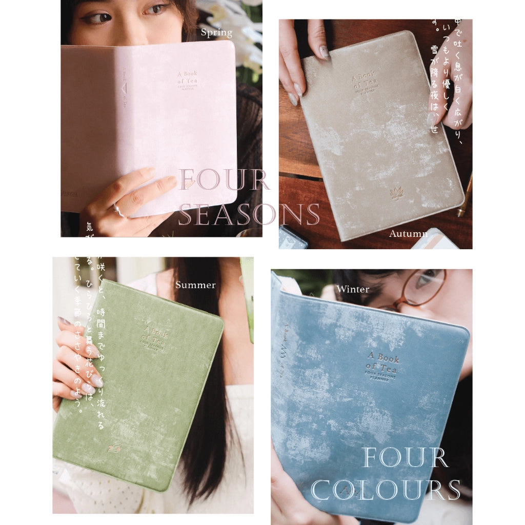 Planner 2026 "A Book of Tea" | Four seasons Planner | Fully undated