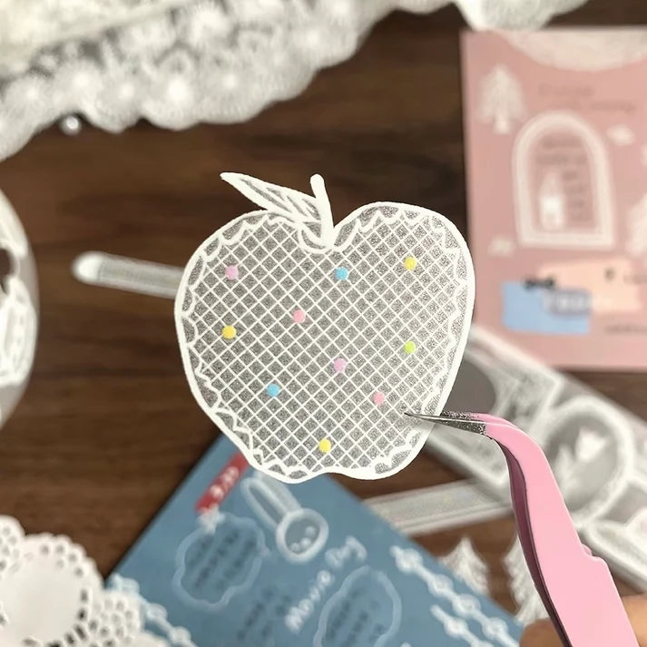 Old Paris Lace Die-Cut PET Tape